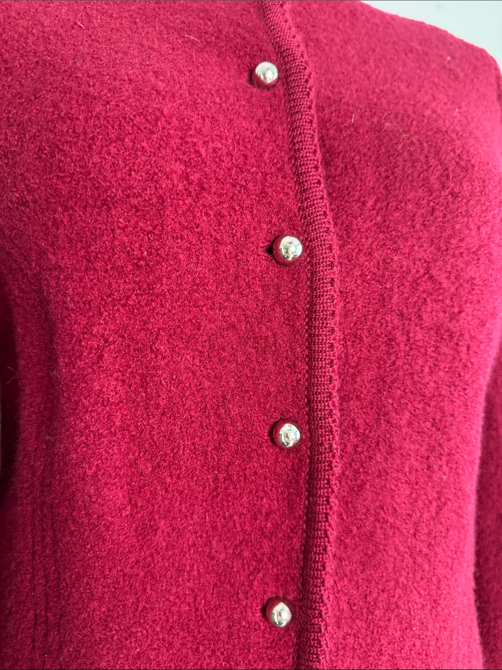 Like New VINTAGE Carroll Reed Boiled Wool Jacket - Picture 2 of 5
